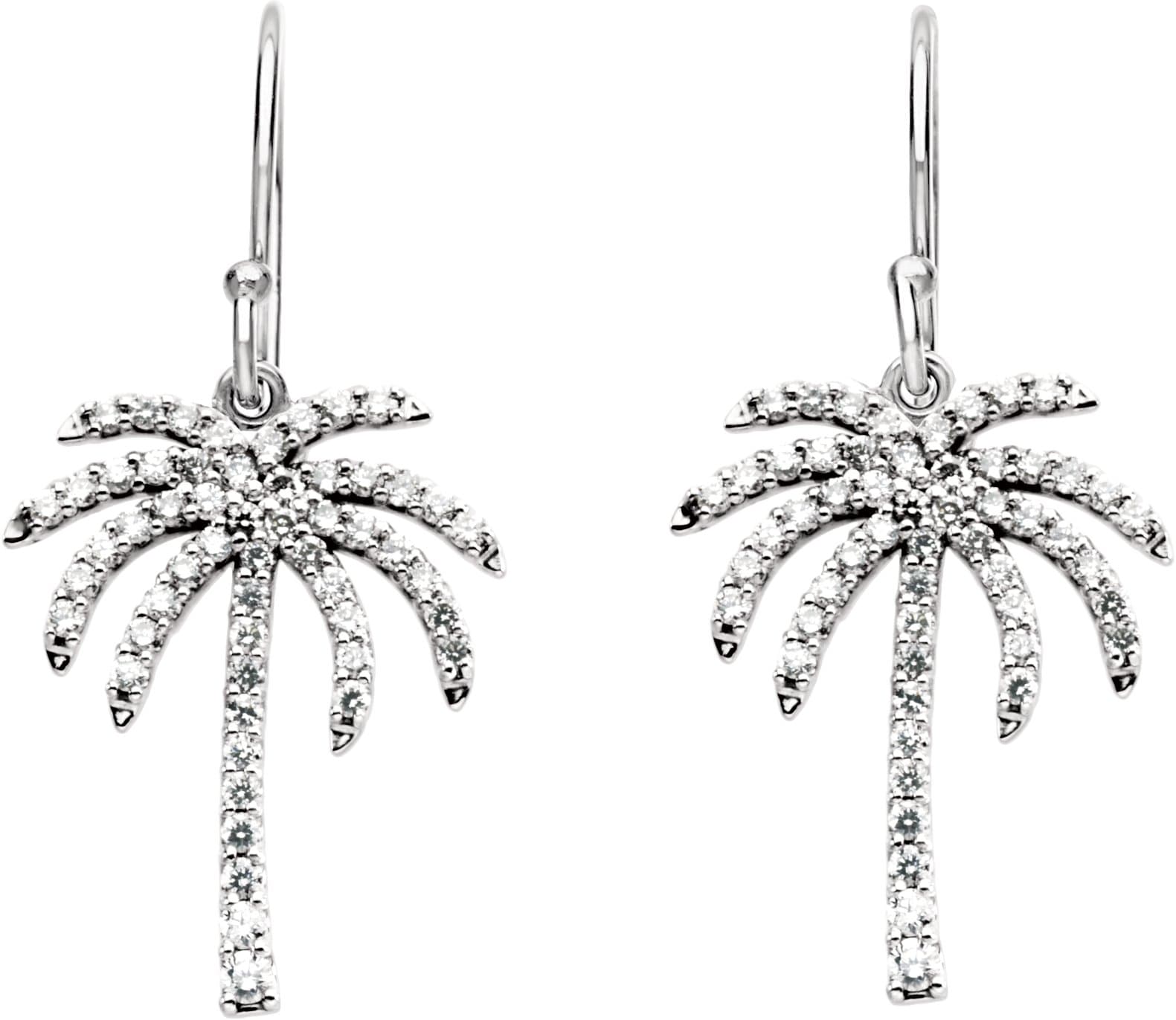 Palm Tree Earrings view 2