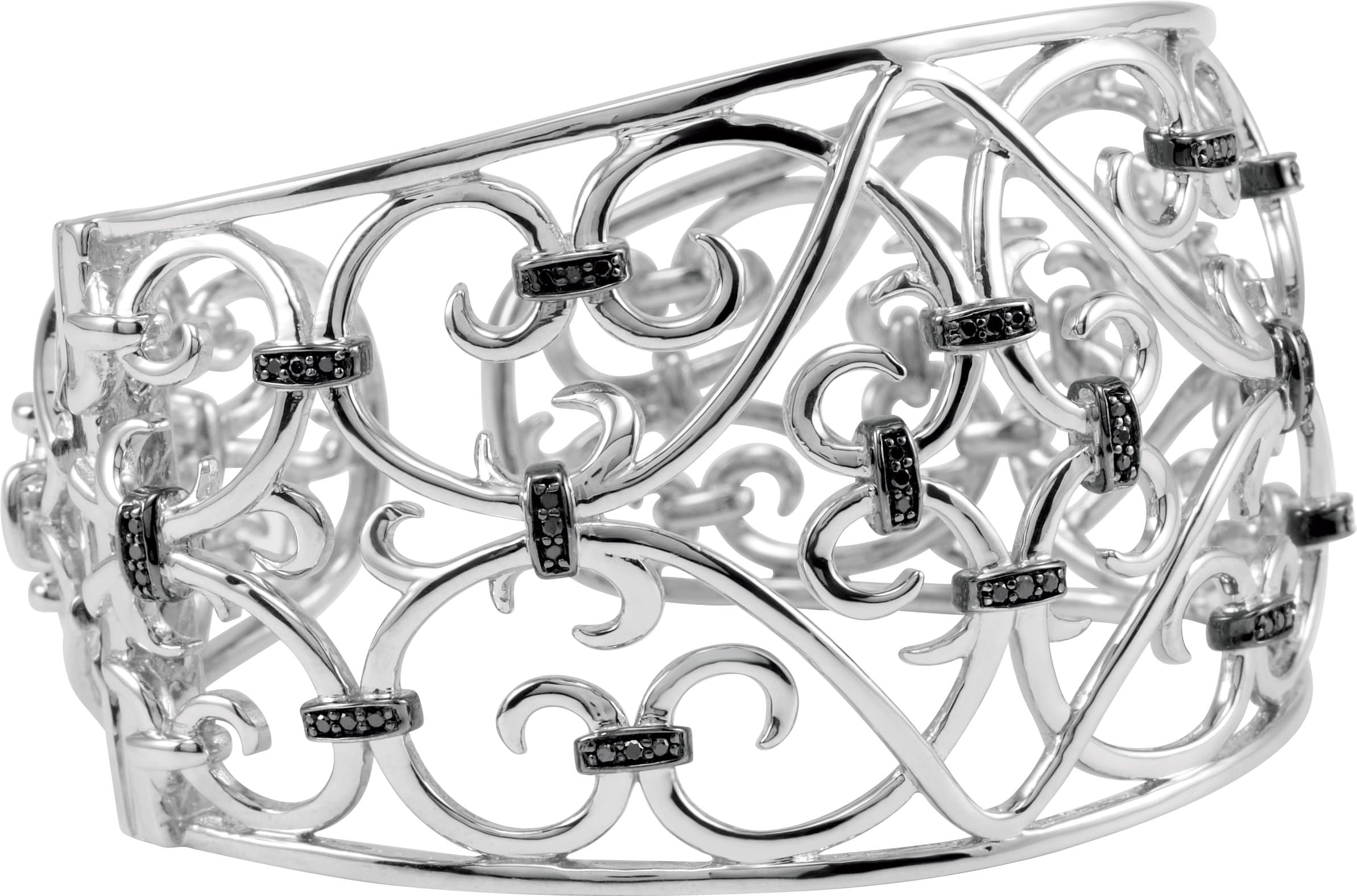 Filigree Scroll Cuff Bracelet view 2