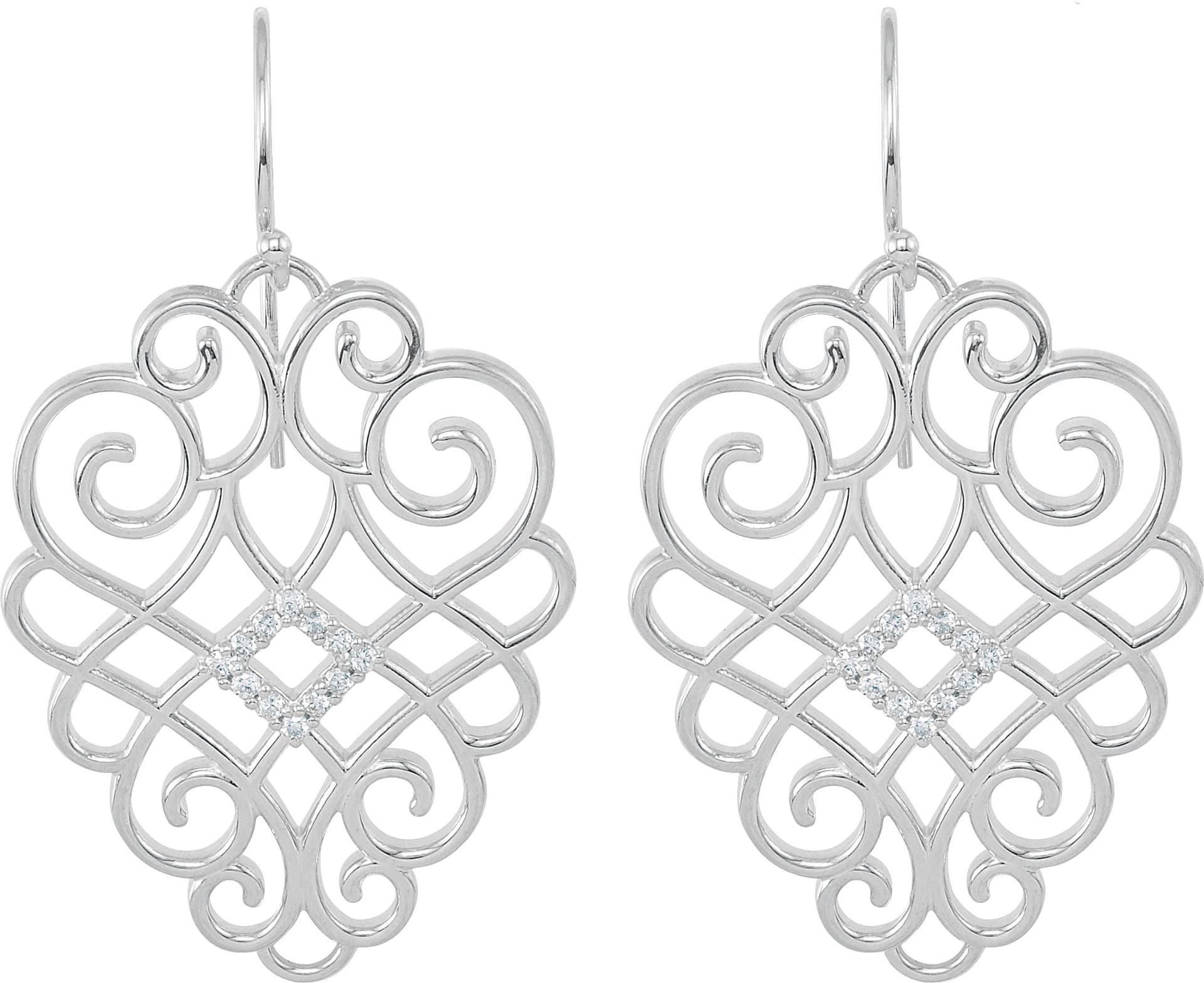 Filigree Scrolls Earrings view 2