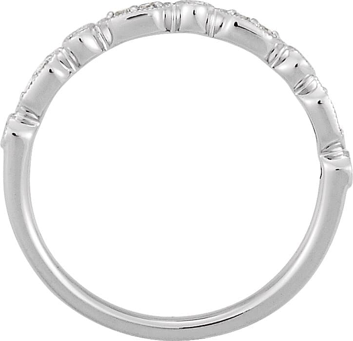Accented Stackable Ring view 2