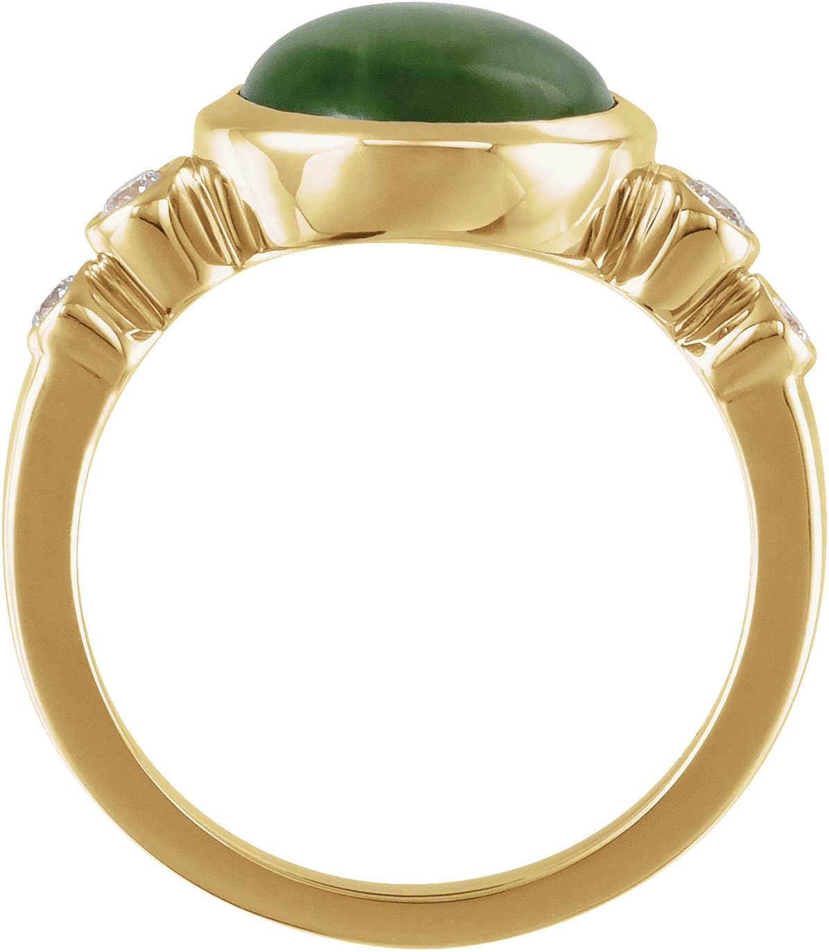 Accented Bezel-Set Ring view 2