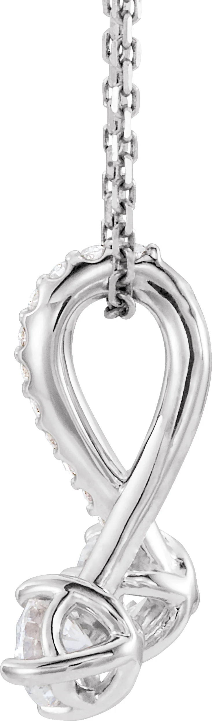 Two-Stone Necklace, view 3