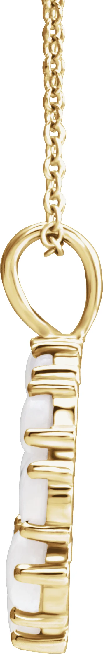 Halo-Style Necklace, view 3