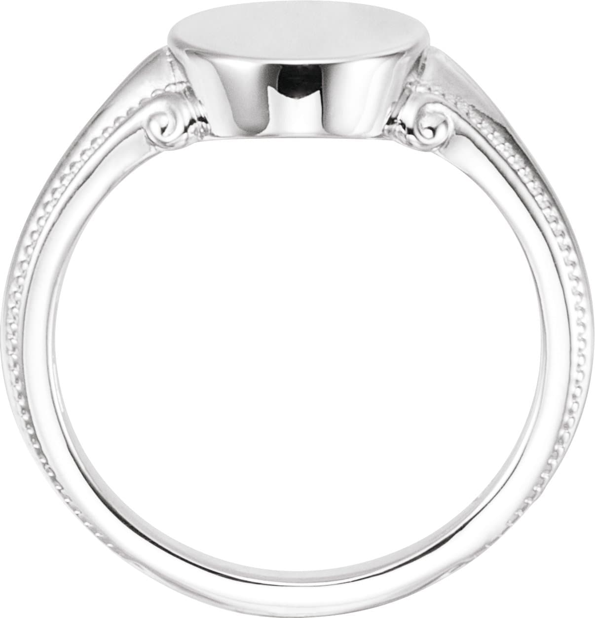 Oval Signet Ring view 2