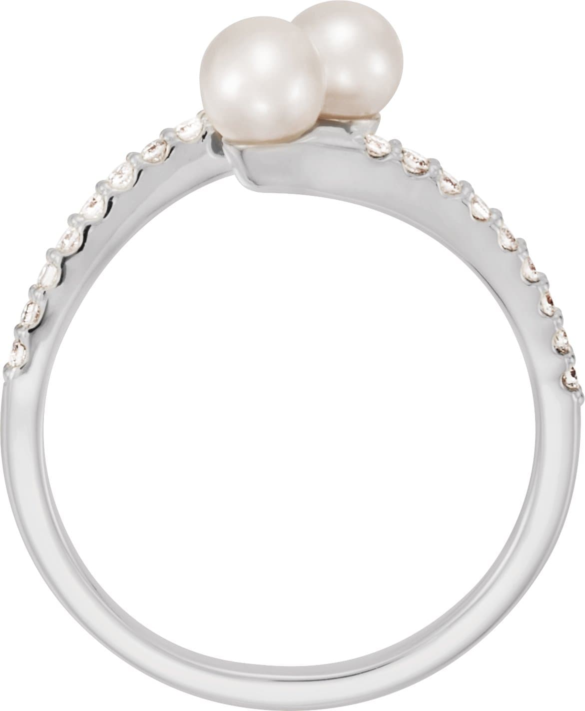 Pearl Bypass Ring view 2