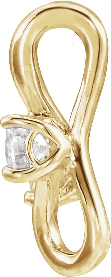 Two-Stone Bypass Necklace or Pendant view 2