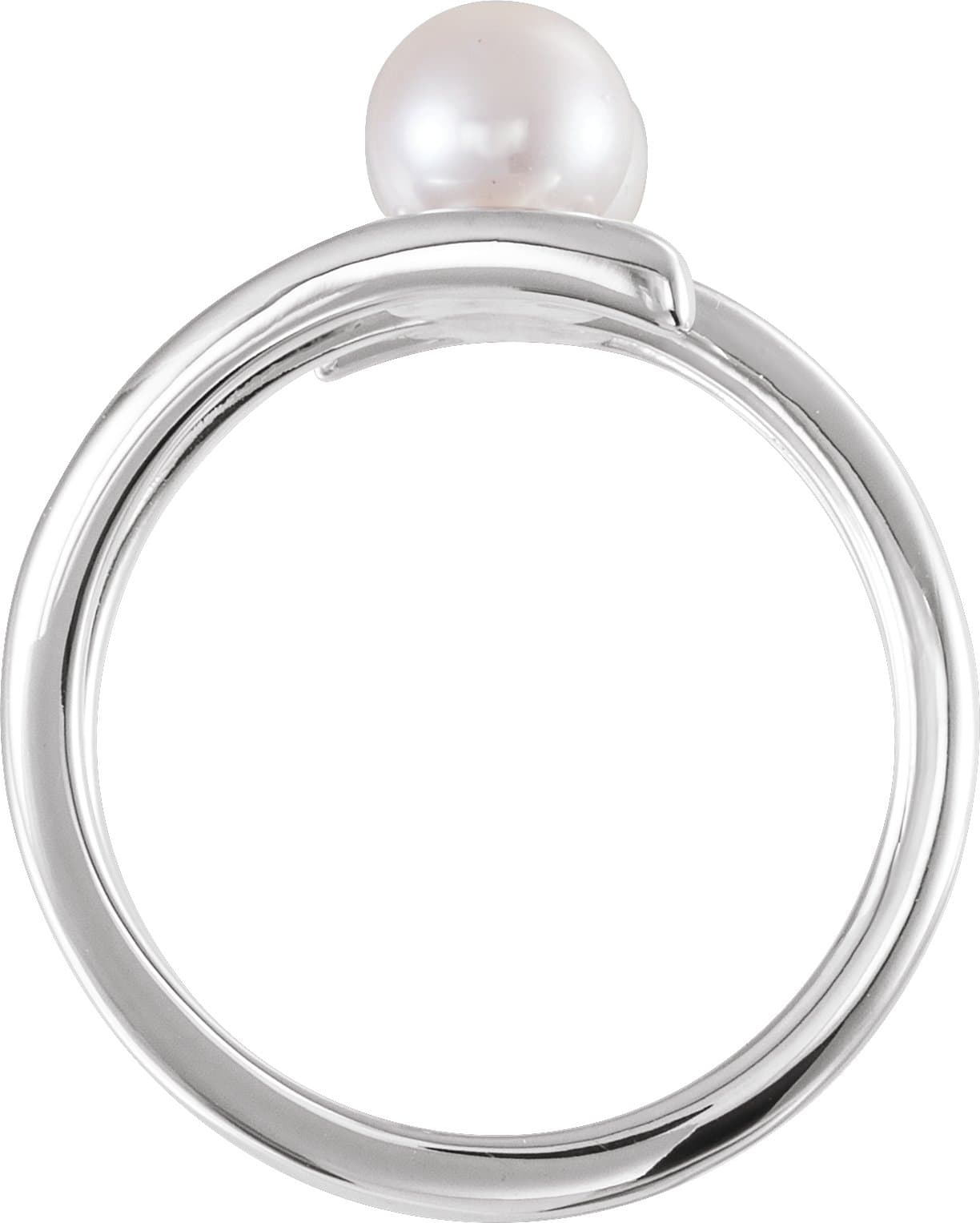 Two-Stone Pearl Ring view 2