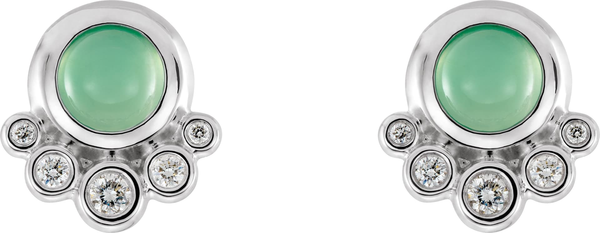 Accented Cabochon Earrings view 2