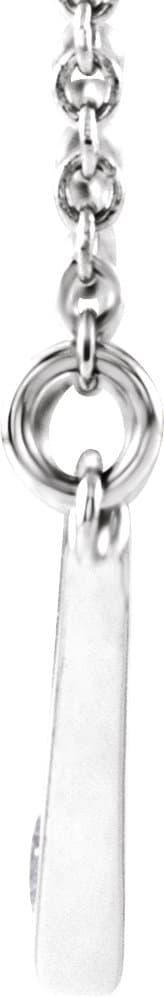 Accented V Necklace or Center view 2