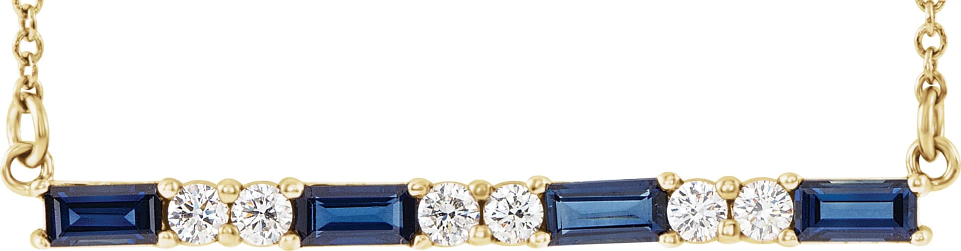 Accented Bar Necklace