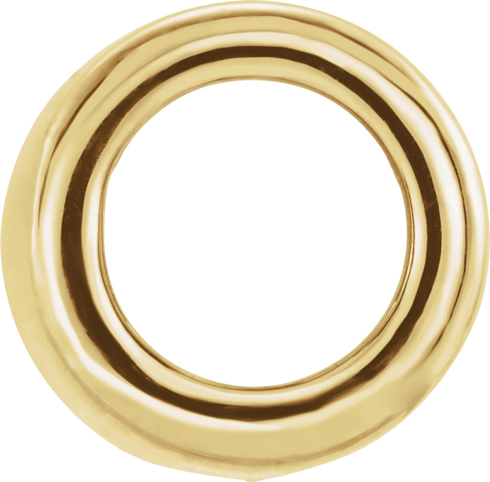 14K Rose Gold Solitaire Slide Pendant Mounting 4mm :: 1/4 CT Pendant
