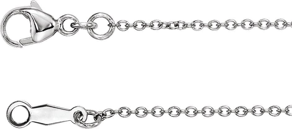 Platinum 1.2 mm Cable 18 Chain