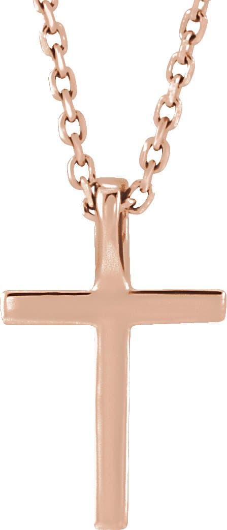 Petite Cross Necklace or Pendant view 3