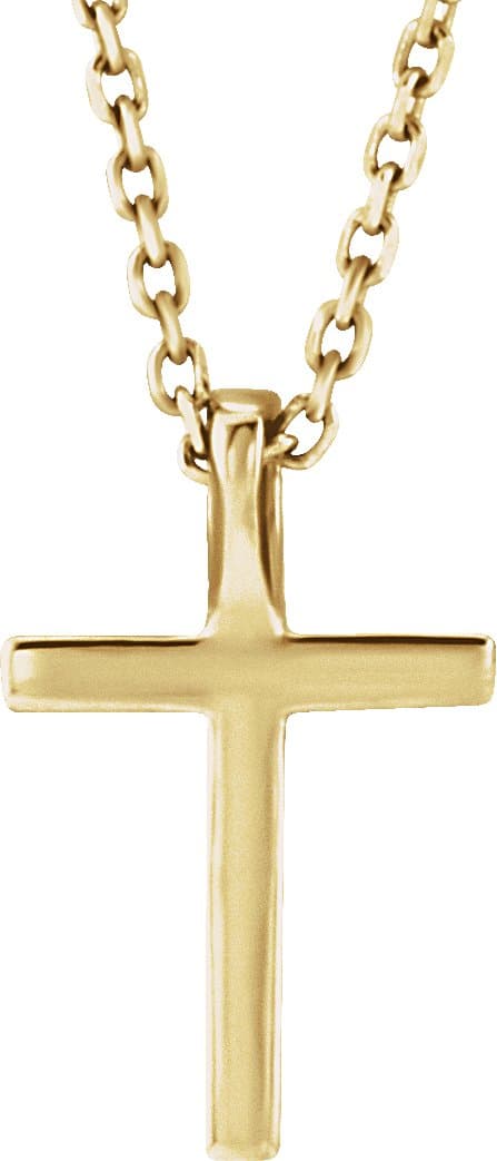 Petite Cross Necklace or Pendant view 3