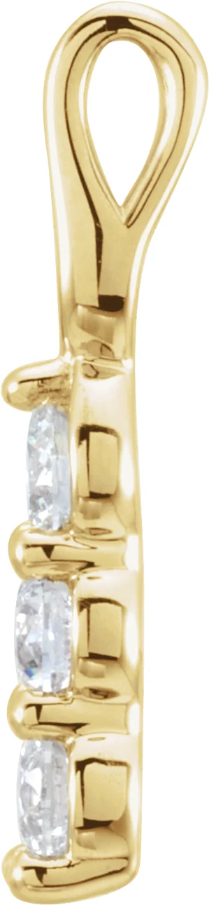 Three-Stone Pendant view 2