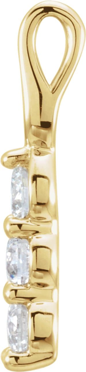 Three-Stone Pendant view 2