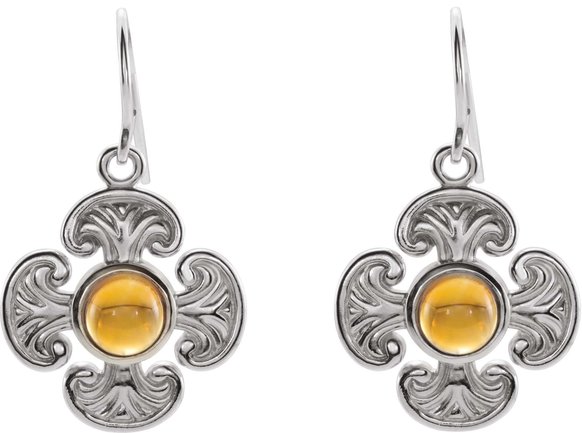 Maltese Cross Earrings view 2