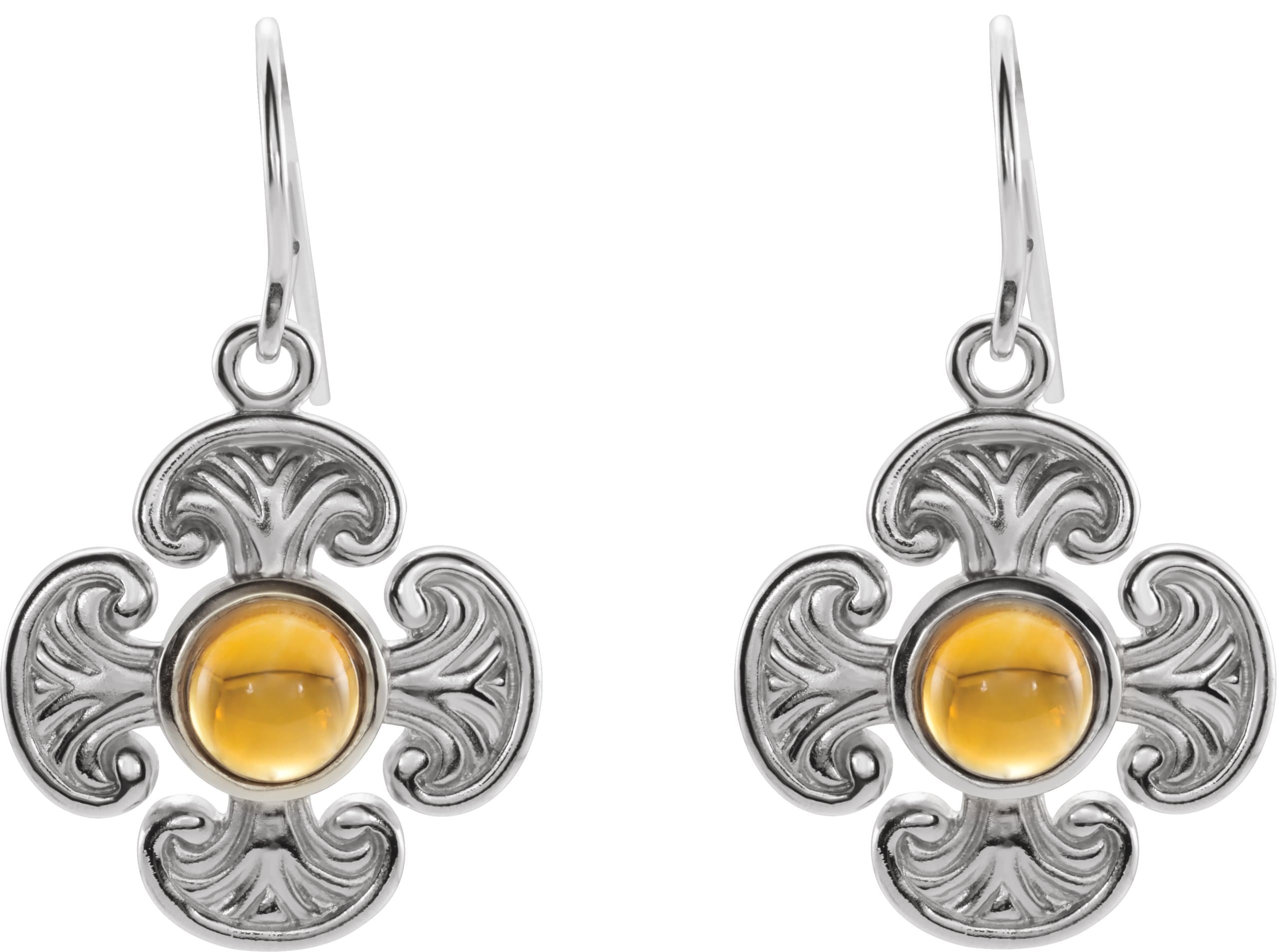 Maltese Cross Earrings view 2
