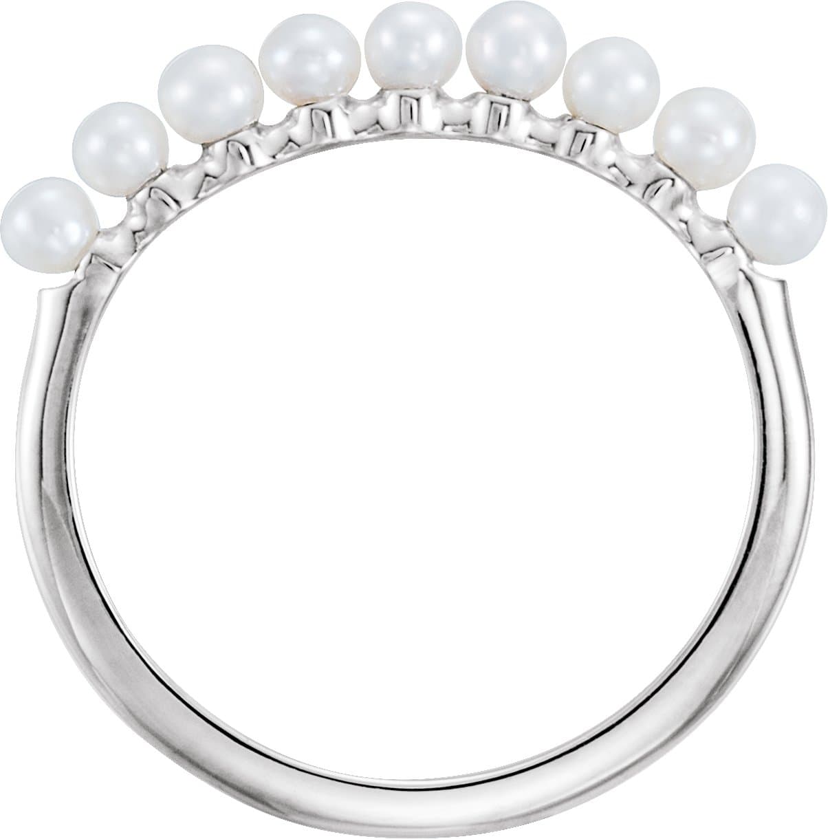 Stackable Pearl Ring view 2