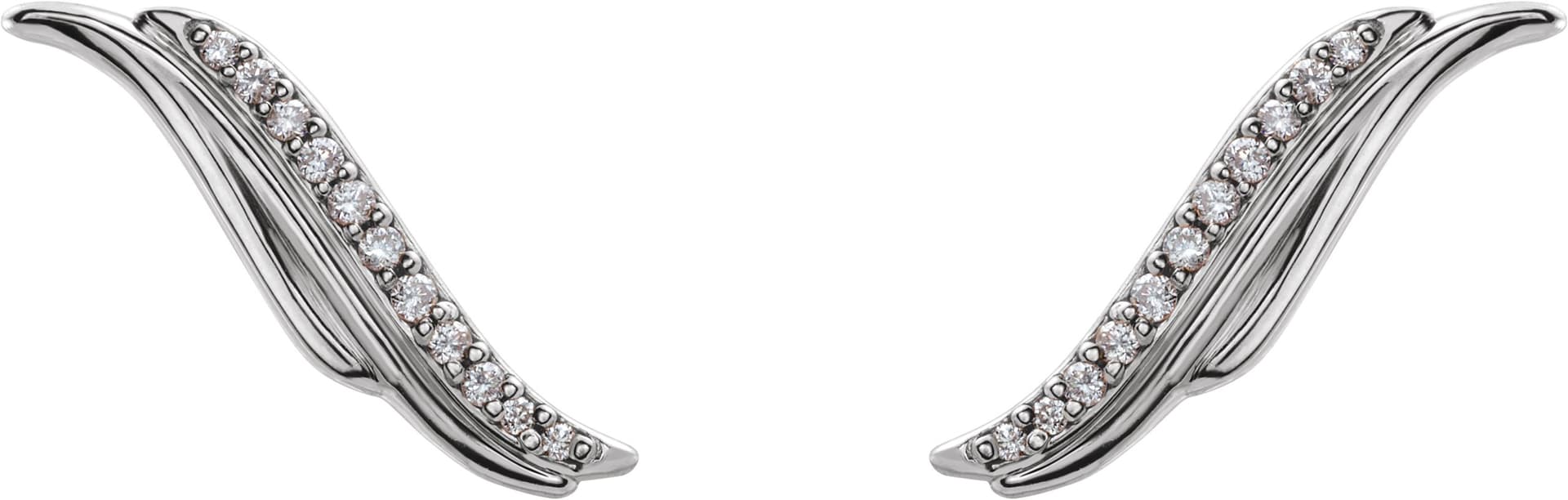 Freeform Ear Climbers view 2