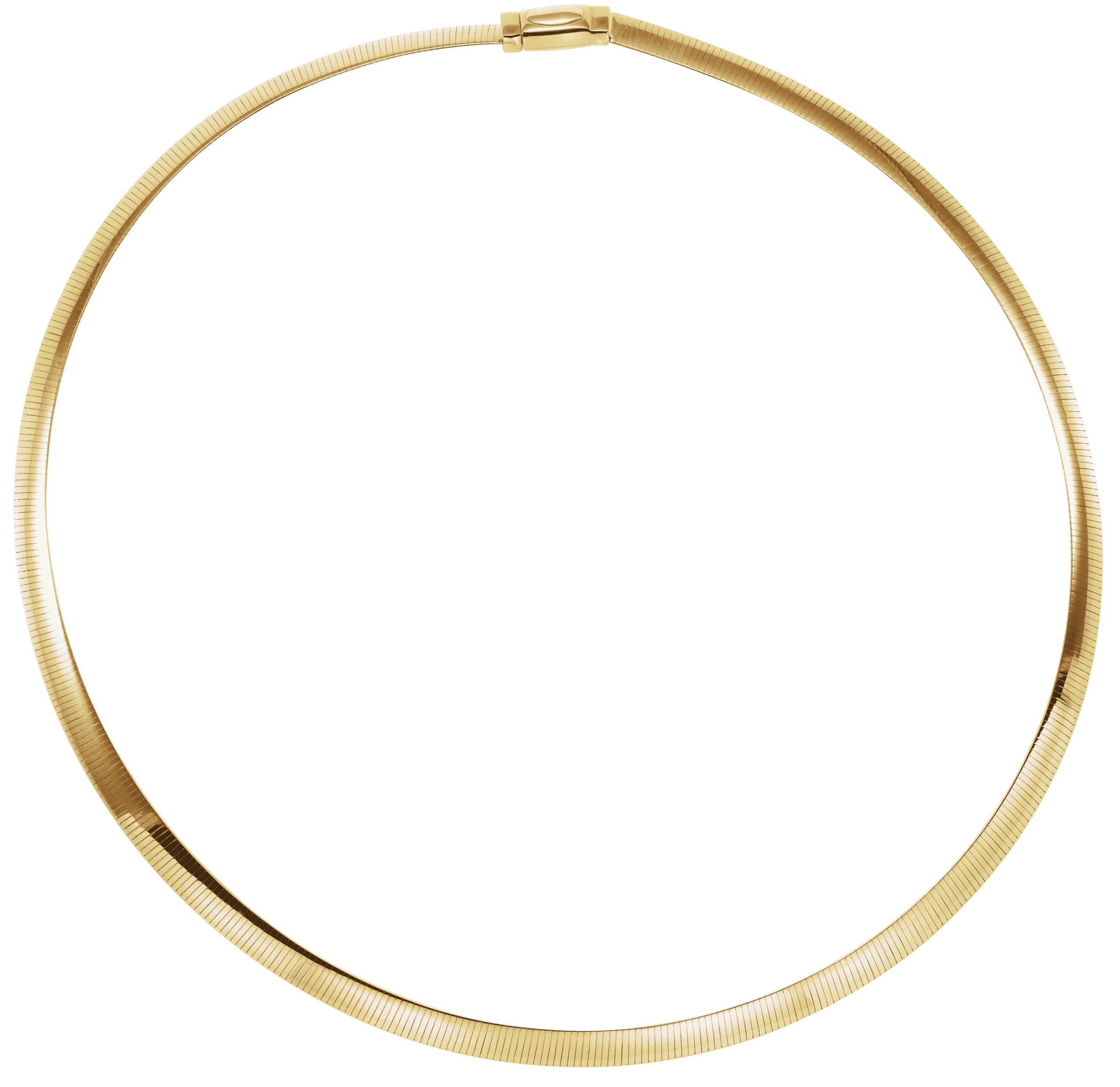 3 mm Reversible Omega Chain view 3
