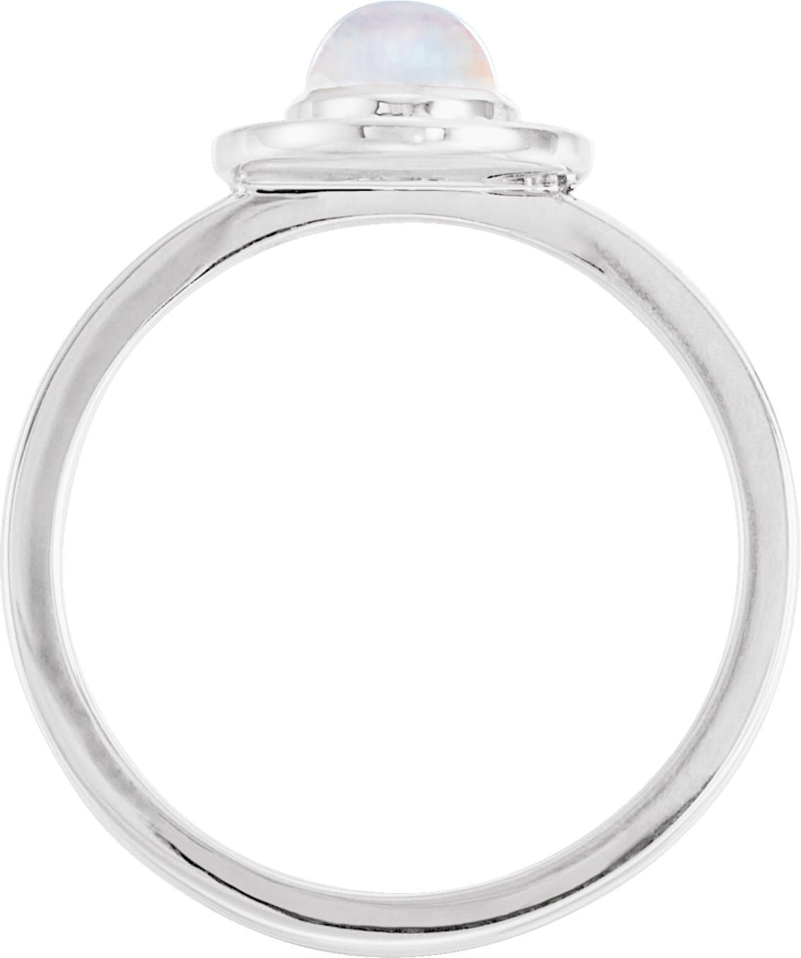 Halo-Style Cabochon Ring view 2