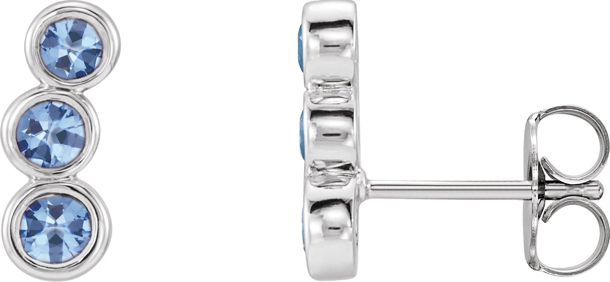 14K Yellow Gold 1/2 CTW Natural Diamond Ear Climbers          