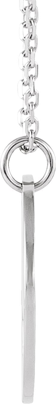 Engravable Pierced Heart Necklace or Pendant view 2