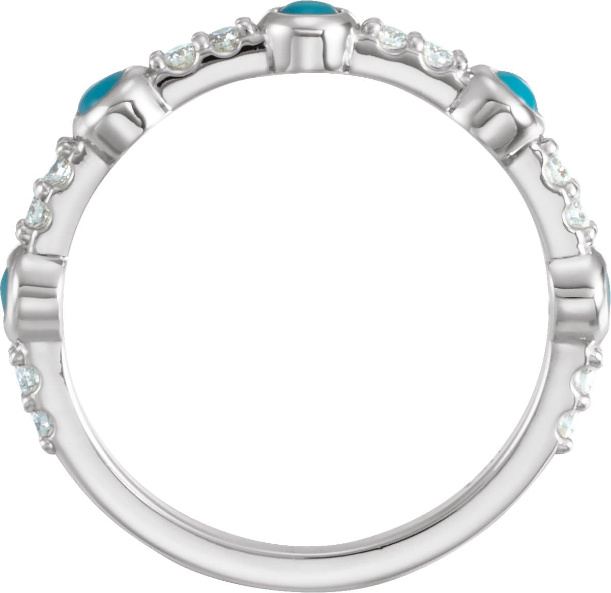 Accented Cabochon Ring view 2