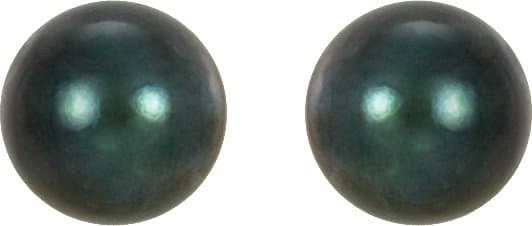 Pearl Stud Earrings view 2