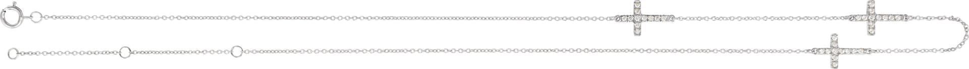 Cross Station Necklace view 2
