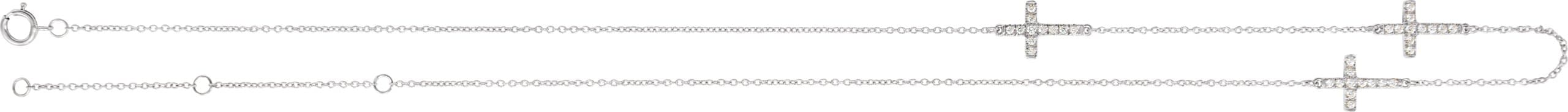 Cross Station Necklace view 2