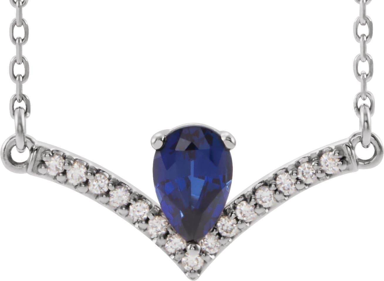 Sterling Silver 3/8 CTW Natural Diamond 18" Necklace               
