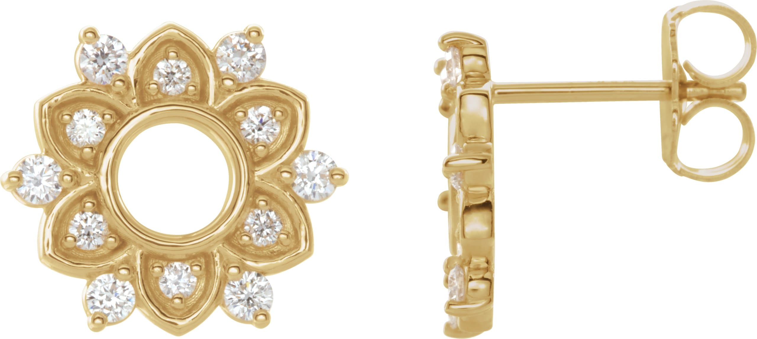 Platinum 1/3 CTW Natural Diamond Earrings
