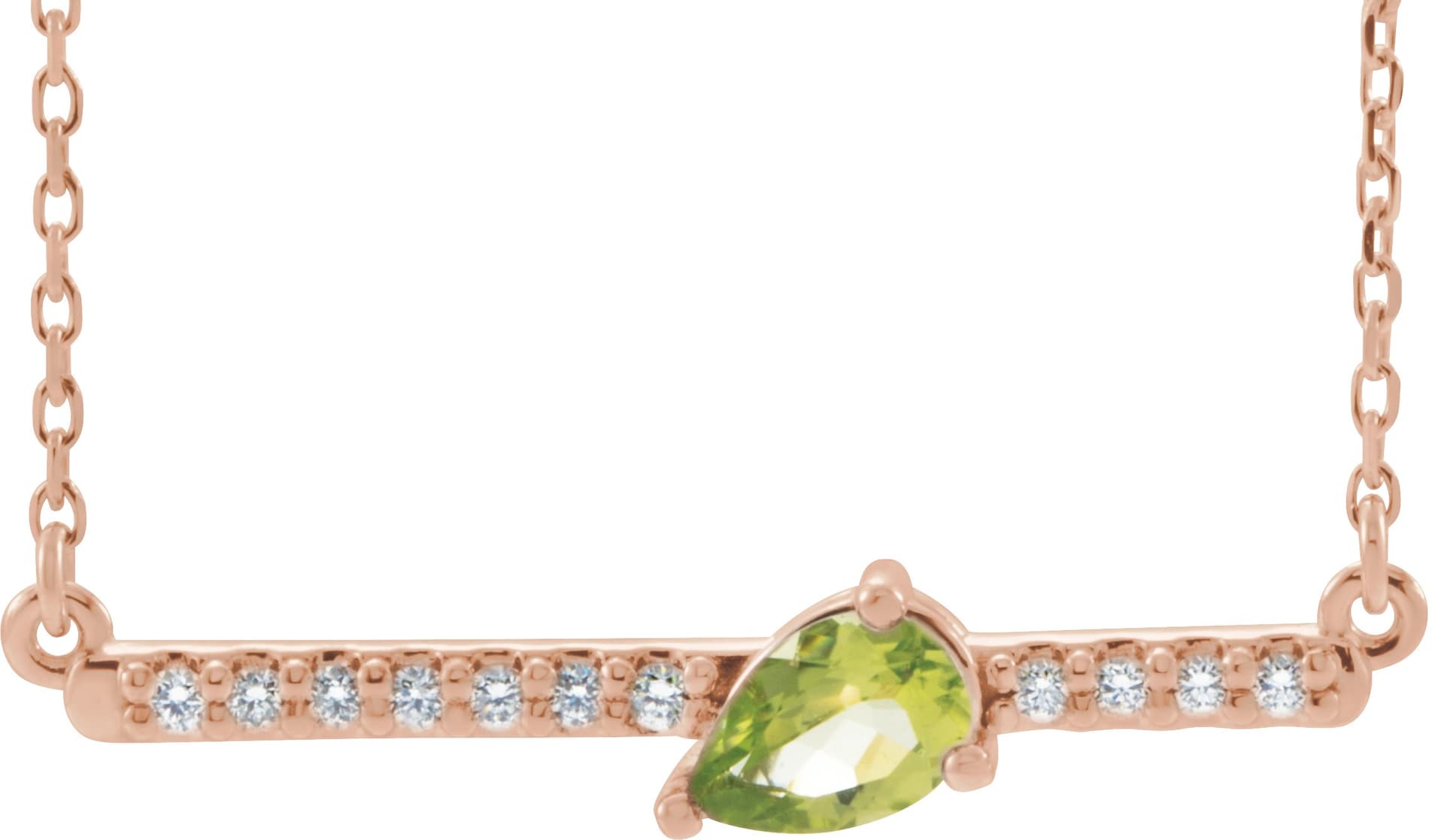 14K Rose 1/3 CTW Natural Diamond 18 Necklace