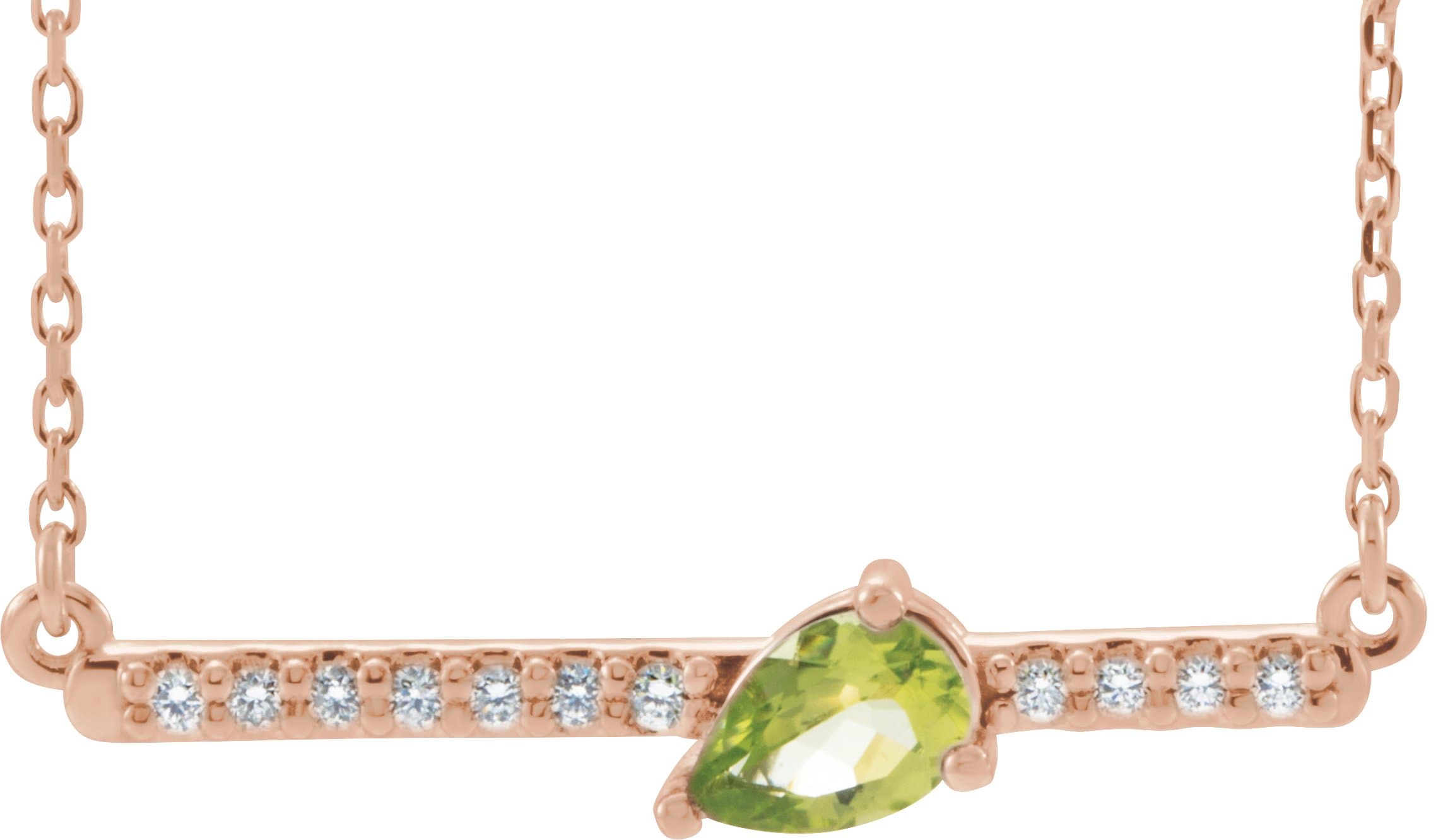 14K Rose 1/3 CTW Natural Diamond 18 Necklace