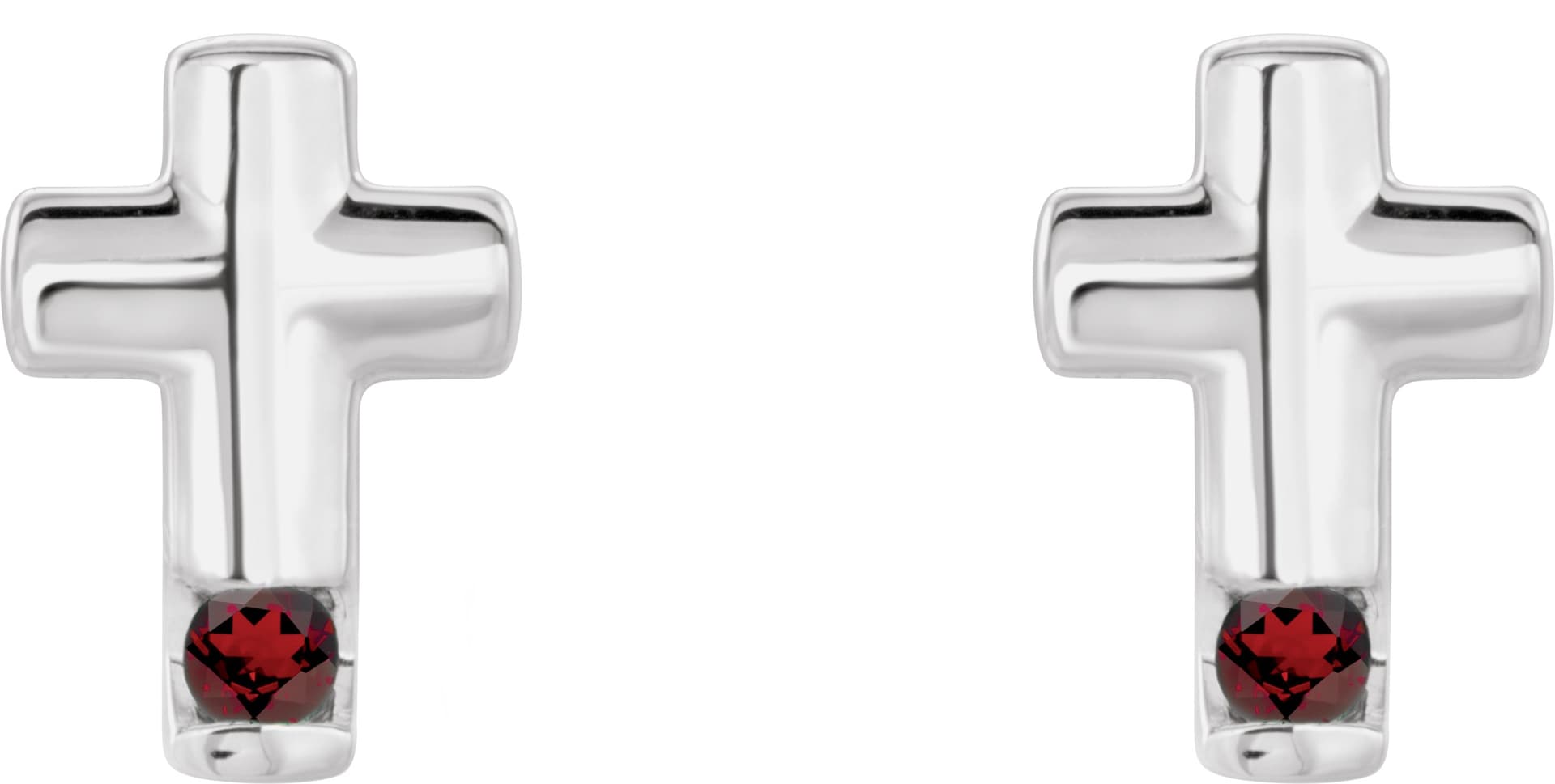 Accented Cross Earrings view 2