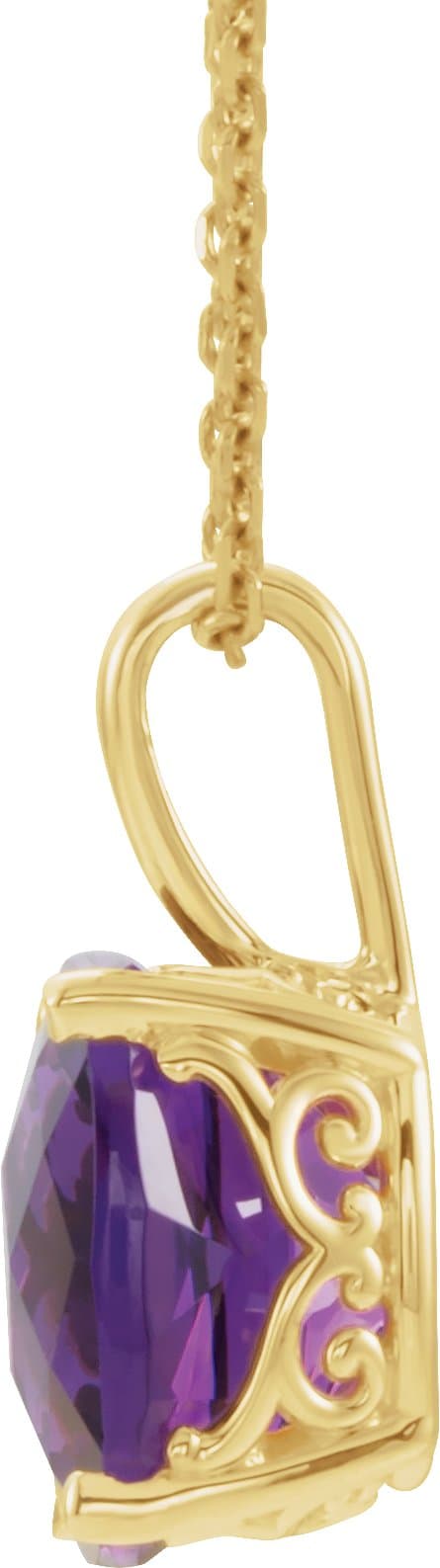 Solitaire Necklace or Pendant view 2