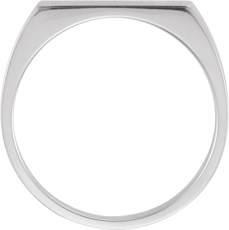 Rectangle Signet Ring view 2