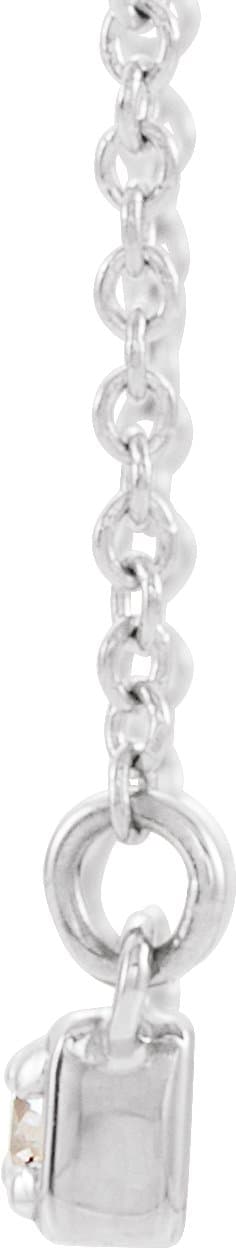 Accented Bar Necklace or Center view 2