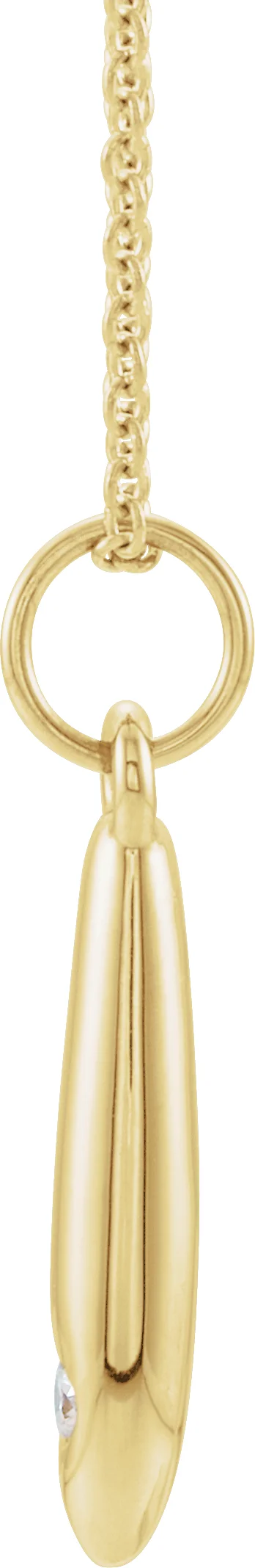 Accented Geometric Necklace or Pendant view 2