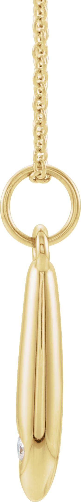 Accented Geometric Necklace or Pendant view 2