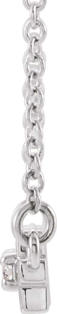 Cross Bar Necklace or Center view 2