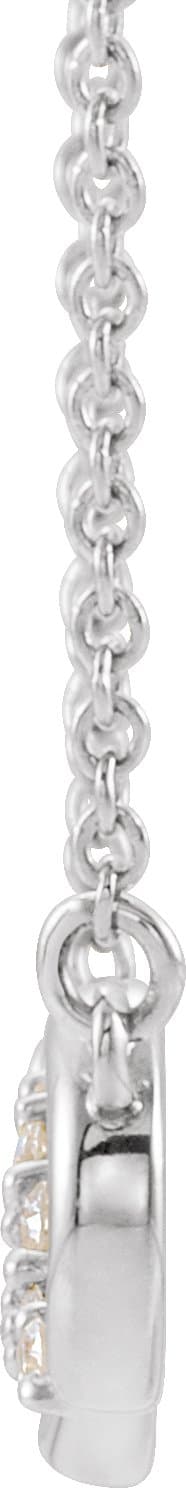 Accented Infinity-Inspired Necklace or Center view 2