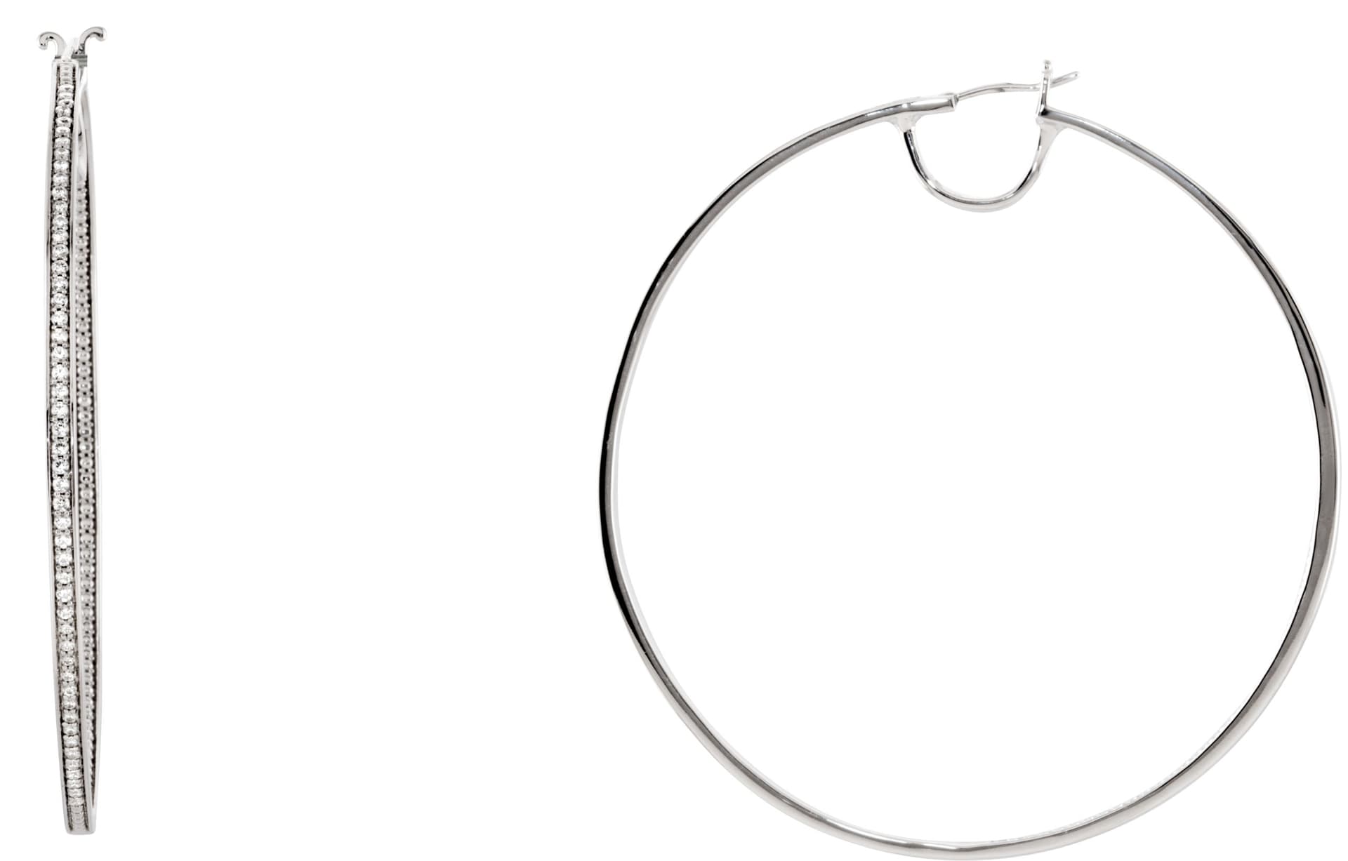 Inside-Outside Hoop Earrings view 1