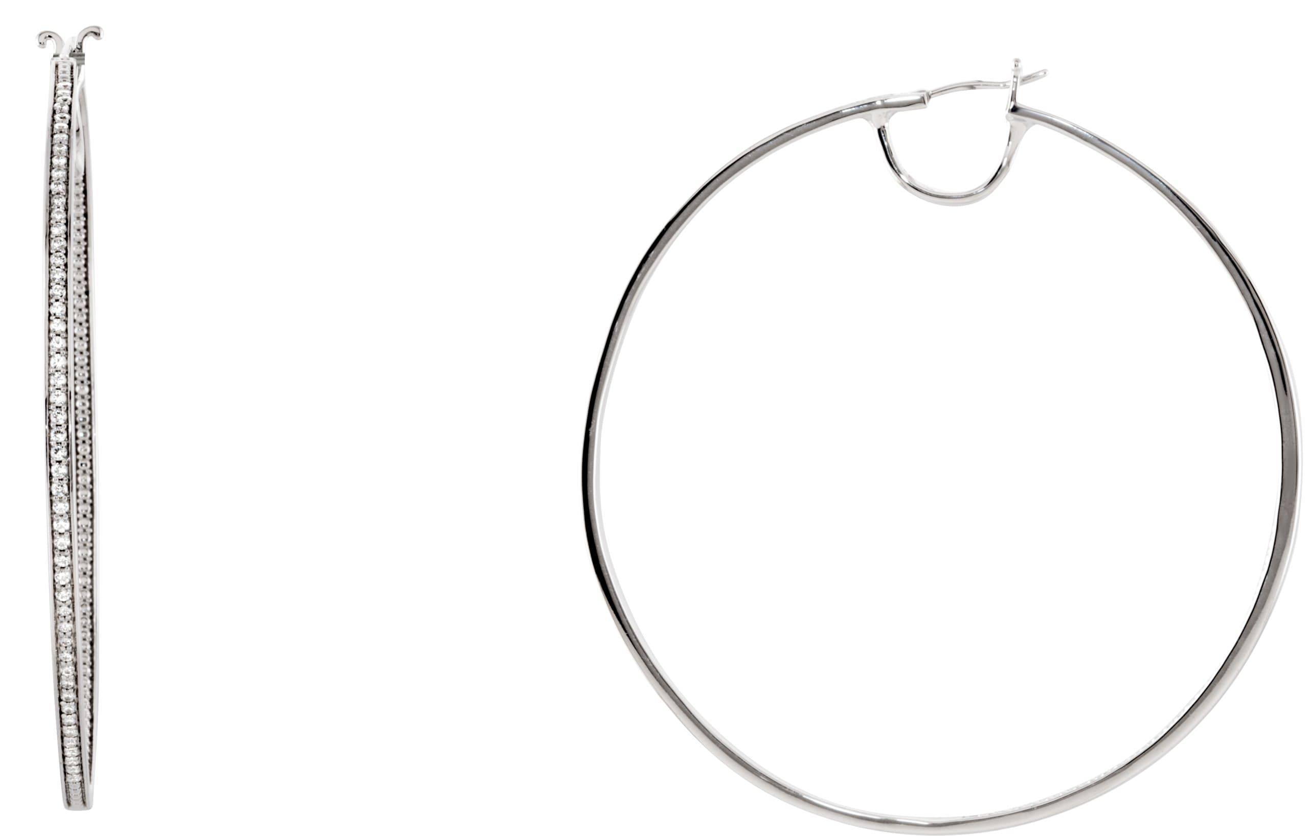 Inside-Outside Hoop Earrings view 1