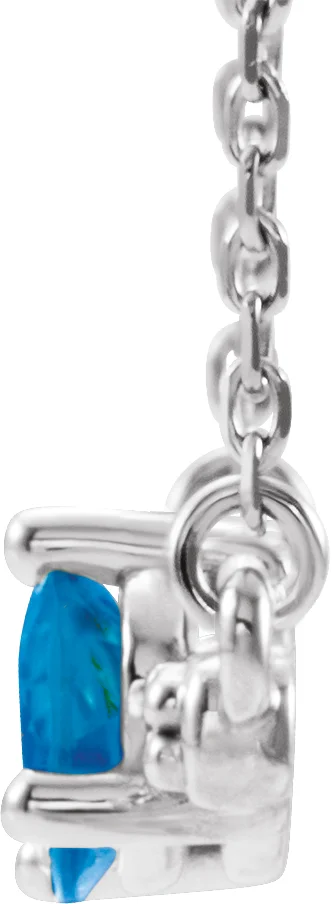 Accented Bar Necklace, view 3