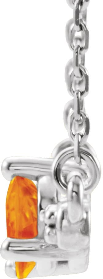 Accented Bar Necklace or Center view 2