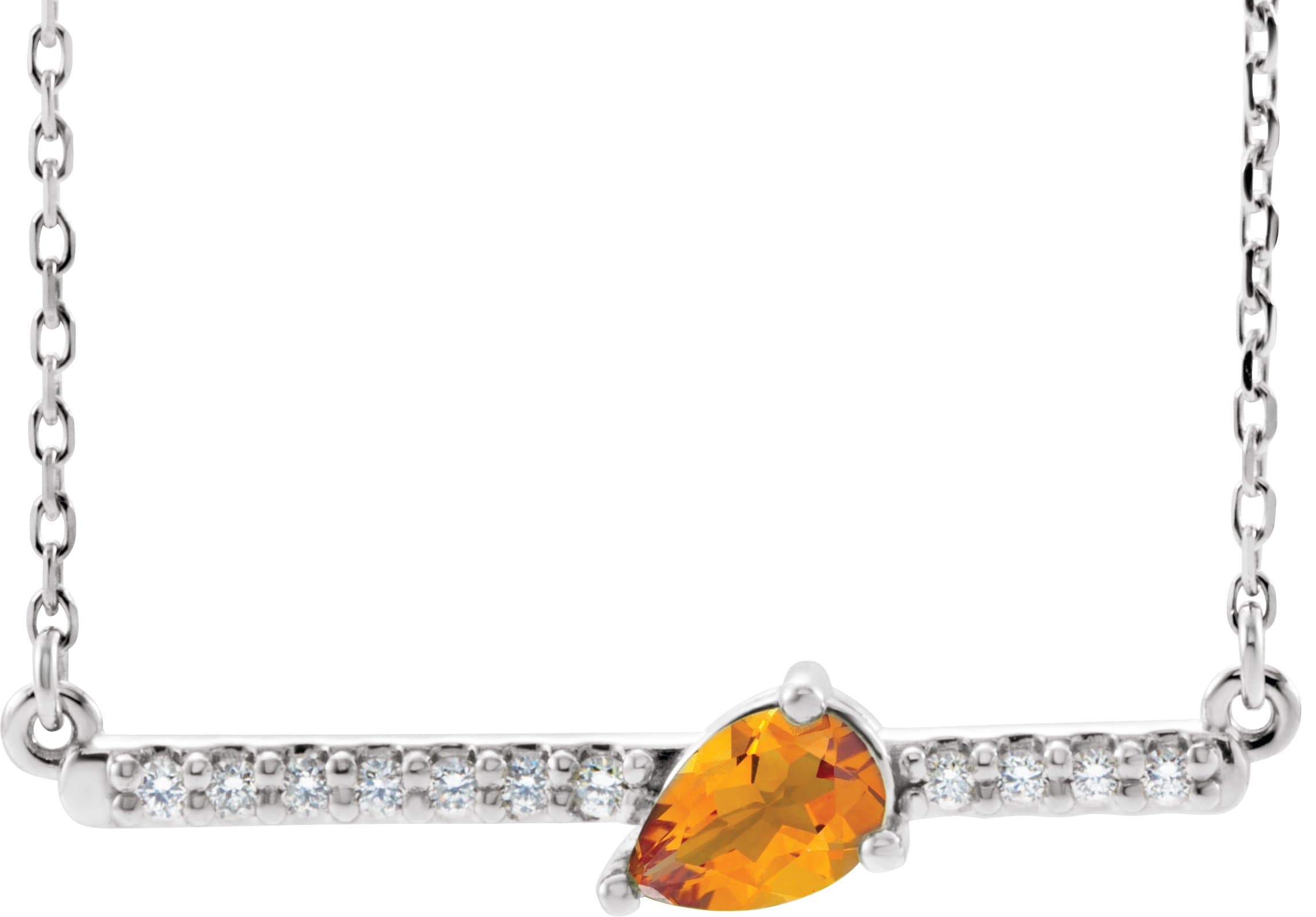 14K Rose 1/3 CTW Natural Diamond 18 Necklace
