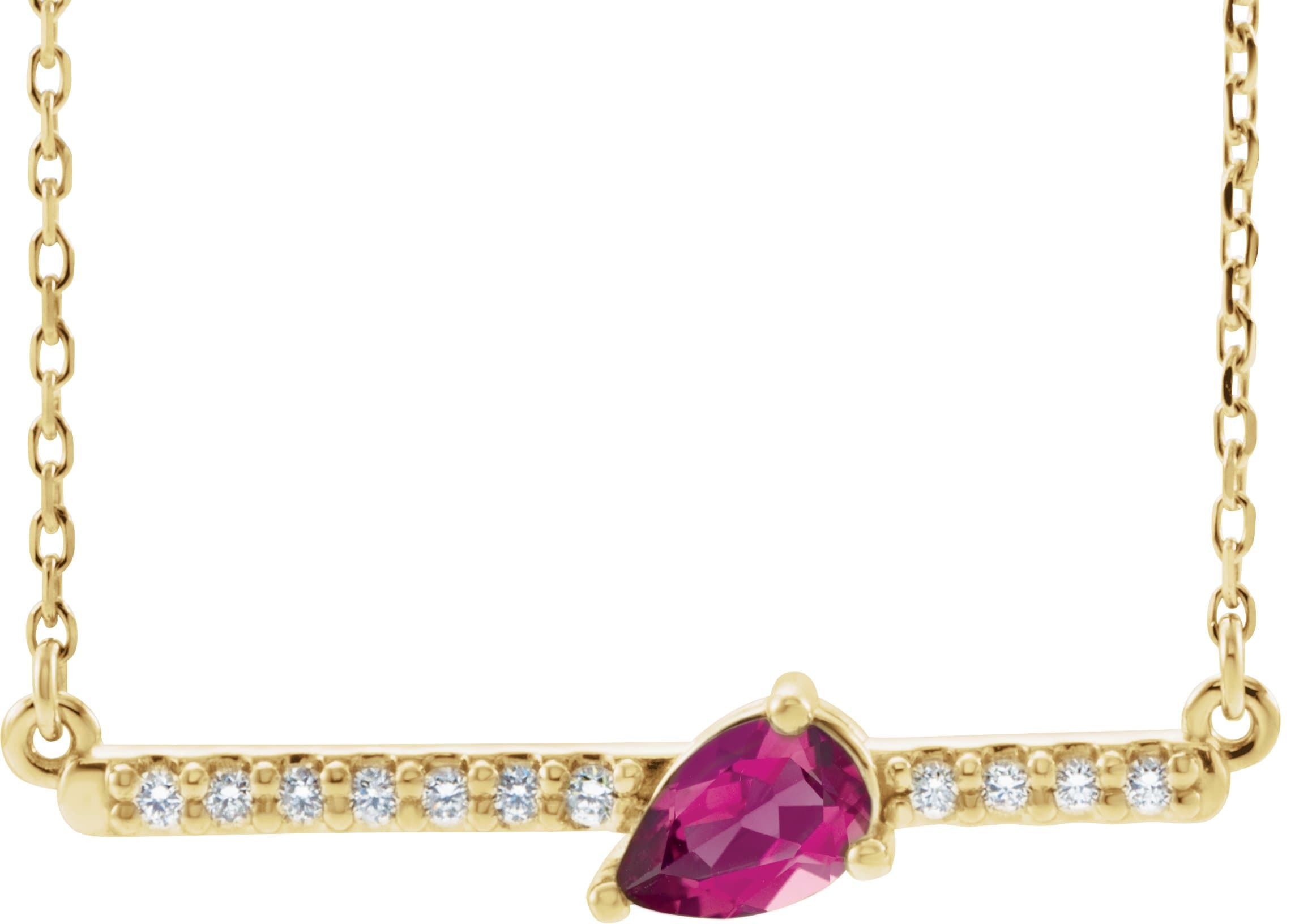 14K Rose 1/3 CTW Natural Diamond 18 Necklace